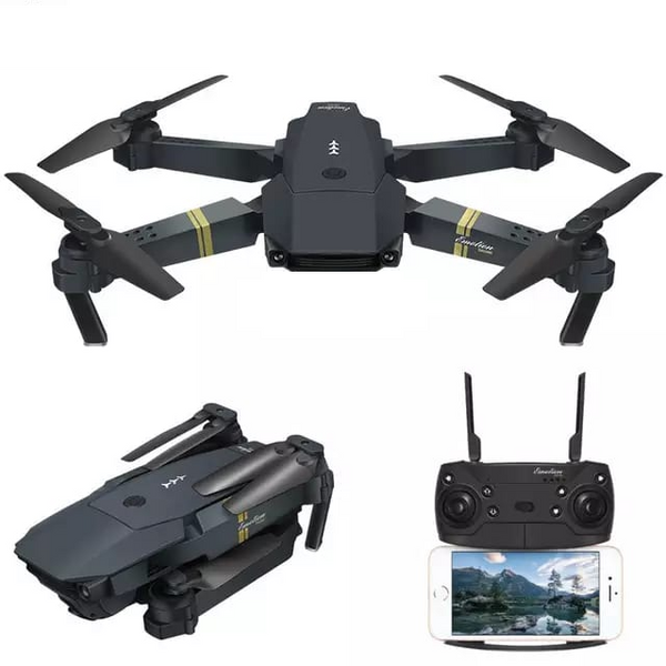 Drone Pliable Quadcopter, 2.4GHz Full HD Caméra WiFi FPV GPS Point Fixe
