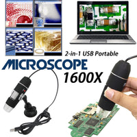 Microscope numérique USB 50x-1000x Grossissement 8 LED mini microscope Endoscope