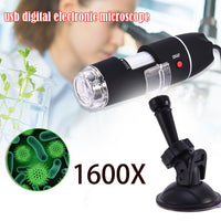 Microscope numérique USB 50x-1000x Grossissement 8 LED mini microscope Endoscope