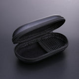 Oval Style EVA Headphone Carry Bag Hard for Power Beats PB In-Ear Earphone Pouches Storage Cases Black Box (100*60*40mm) New