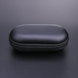 Oval Style EVA Headphone Carry Bag Hard for Power Beats PB In-Ear Earphone Pouches Storage Cases Black Box (100*60*40mm) New