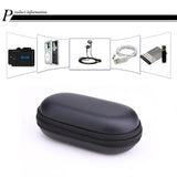 Oval Style EVA Headphone Carry Bag Hard for Power Beats PB In-Ear Earphone Pouches Storage Cases Black Box (100*60*40mm) New