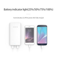 ORICO Batterie nomade Fast-Charger 20000mAh avec 3 USB Power Bank 5V/2A*2