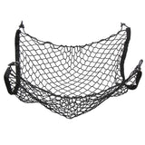Filet de rangement en nylon souple pour coffre de voiture Noir