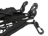 Filet de rangement en nylon souple pour coffre de voiture Noir
