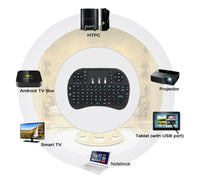 Mini Clavier Sans Fil 2.4GHz QWERTY Clavier Touchpad Pour Ordinateur Portable Android TV Box