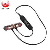 SWZYOR LY-11 Metal Sports Bluetooth Headphone SweatProof Earphone Magnetic Earpiece Stereo Wireless Headset for Mobile Phone