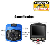 Mini caméra de voiture DVR caméscope Full HD 1080p avec vision nocturne et de stationnement