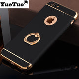 YUETUO luxury plastic phone back copy,etui,capinha,coque,cover,case for iphone 8 7 stand for apple iphone8 iphone7 accessories i