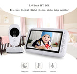 baby phone camera monitor IR Night vision Intercom 4 Lullabies Temperature monitor babyphone camera video baby monitor