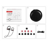 Wavefun bluetooth headphones IPX7 waterproof wireless headphone sports bass bluetooth earphone with mic for phone iPhone xiaomi