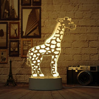 Lampe 3D divers variantes 3 changements de couleurs