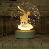 Lampe 3D divers variantes 3 changements de couleurs