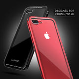 Luxury Magnetic Metal Case For coque iPhone 8Plus Case 7Plus X 8 6 S Plus Glass iPhone8 Cover etui For iPhone 7 Case carcasas