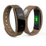 Pressure Measure Heart Rate Monitor Pedometer Watch Pulse Fitness Tracker Intelligent Bracelet Connected