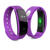 Pressure Measure Heart Rate Monitor Pedometer Watch Pulse Fitness Tracker Intelligent Bracelet Connected