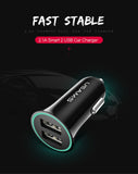 Dual USB Car fast charging Mobile Phone Travel Adapter Cigar