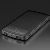 Batterie de secours Fast-Charge Power Bank 10000mAh Portable External Battery Pack Backup Charger LCD Dual USB Powerbank