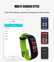 Smart Wristband Color Display Fitness Tracker Bracelet Heart Rate Monitor Blood Pressure IP67 Waterproof Watches PK Fitbits