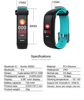 Smart Wristband Color Display Fitness Tracker Bracelet Heart Rate Monitor Blood Pressure IP67 Waterproof Watches PK Fitbits