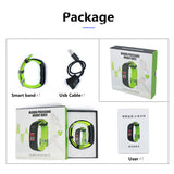 Smart Wristband Color Display Fitness Tracker Bracelet Heart Rate Monitor Blood Pressure IP67 Waterproof Watches PK Fitbits