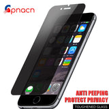 Film anti Espion pour iPhone 8 7 6 6S Plus 5 5S SE Privacy Explosion-proof Tempered Protective