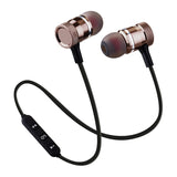 SWZYOR LY-11 Metal Sports Bluetooth Headphone SweatProof Earphone Magnetic Earpiece Stereo Wireless Headset for Mobile Phone