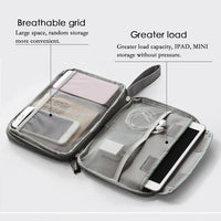 Travel Electronic Accessories Cable Organizer Bag Portable Case SD cards Flash Drives wires earphones double layer storage box