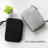 Travel Electronic Accessories Cable Organizer Bag Portable Case SD cards Flash Drives wires earphones double layer storage box