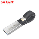 SanDisk USB Flash Drive128GB 64GB 32GB OTG USB3.0 SDIX30N Pen Drives lightning USB Stick pendrive for iPhone iPad iPod APPLE MFi