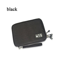 waterproof Ipad organizer USB data cable earphone wire pen power bank travel storage bag kit case digital gadget devices