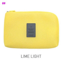 Travel Earphone Cable USB Digital Cosmetic Bag Portable  Gadget Organizer Storage Makeup  bag