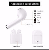Bluetooth Earphone Twins Headphones Phone Sport Headset in Ear Buds Wireless Stereo Earphones Earpiece For Smartphone