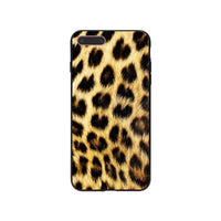 Fashion Tiger Leopard Print Panther Photo Soft Phone Case For iPhone 7 plus 6S 5 6S plus 8 8plus X Mobile phone shell