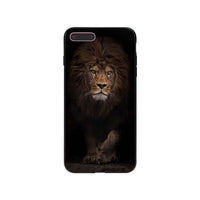 Fashion Tiger Leopard Print Panther Photo Soft Phone Case For iPhone 7 plus 6S 5 6S plus 8 8plus X Mobile phone shell