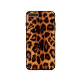 Fashion Tiger Leopard Print Panther Photo Soft Phone Case For iPhone 7 plus 6S 5 6S plus 8 8plus X Mobile phone shell