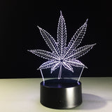 3D Visual Illusion Lampe Transparent Acrylique Veilleuse Led Lampe 7 Changement De Couleur Touch Table Lampe Kids Lave Lampe