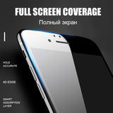 Glass For iPhone 6 6s Plus 7 8 X Full Cover Protective