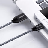 Micro USB Cable 2.4A Quick Charger Mini USB Phone Cable 2128AWG 1m 2m 3m Fast Charge Braid Cord for Xiaomi Data Cables