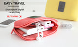 Organizer System Kit Case Portable Storage Bag Digital Gadget Devices USB Cable Earphone Pen Travel Cosmetic Insert