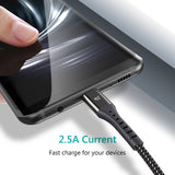 TIEGEM Micro USB Cable 2A Fast Charger USB Data Cable Mobile Phone Charging Cable for Samsung Xiaomi Huawei Sony Tablet Cable