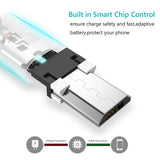 TIEGEM Micro USB Cable 2A Fast Charger USB Data Cable Mobile Phone Charging Cable for Samsung Xiaomi Huawei Sony Tablet Cable