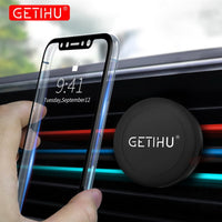 Car Phone Holder Magnetic Air Vent Mount Moblie Smartphone Stand Magnet Support Cell Cellphone Telephone Desk Tablet GPS