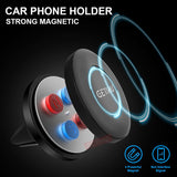 Car Phone Holder Magnetic Air Vent Mount Moblie Smartphone Stand Magnet Support Cell Cellphone Telephone Desk Tablet GPS