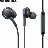 SOONHUA Low Bass In-ear Earphones Super Clear Ear Buds Earphone Noise isolating Earbud For iphone 6 Xiaomi Samsung S8 S8+ Note 8