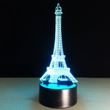 3D Visual Illusion Lampe Transparent Acrylique Veilleuse Led Lampe 7 Changement De Couleur Touch Table Lampe Kids Lave Lampe