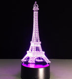 3D Visual Illusion Lampe Transparent Acrylique Veilleuse Led Lampe 7 Changement De Couleur Touch Table Lampe Kids Lave Lampe