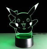 3D Visual Illusion Lampe Transparent Acrylique Veilleuse Led Lampe 7 Changement De Couleur Touch Table Lampe Kids Lave Lampe