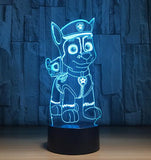 3D Visual Illusion Lampe Transparent Acrylique Veilleuse Led Lampe 7 Changement De Couleur Touch Table Lampe Kids Lave Lampe