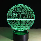 3D Visual Illusion Lampe Transparent Acrylique Veilleuse Led Lampe 7 Changement De Couleur Touch Table Lampe Kids Lave Lampe